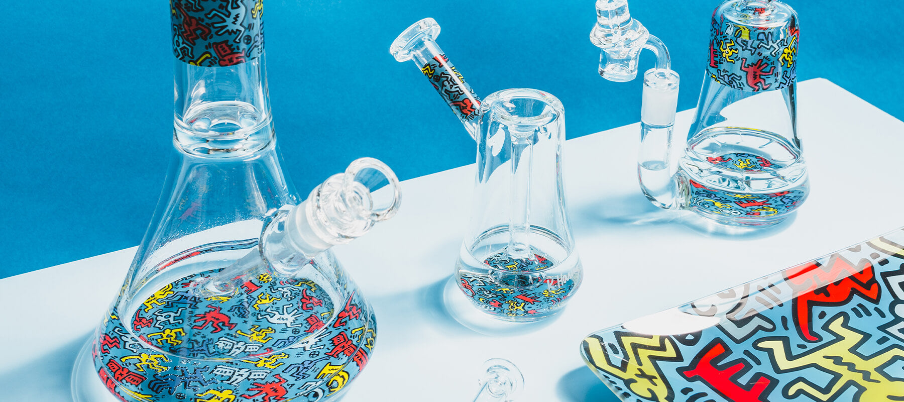 K.Haring Glass Bubbler - Shop HigherStandards – HIGHER STANDARDS