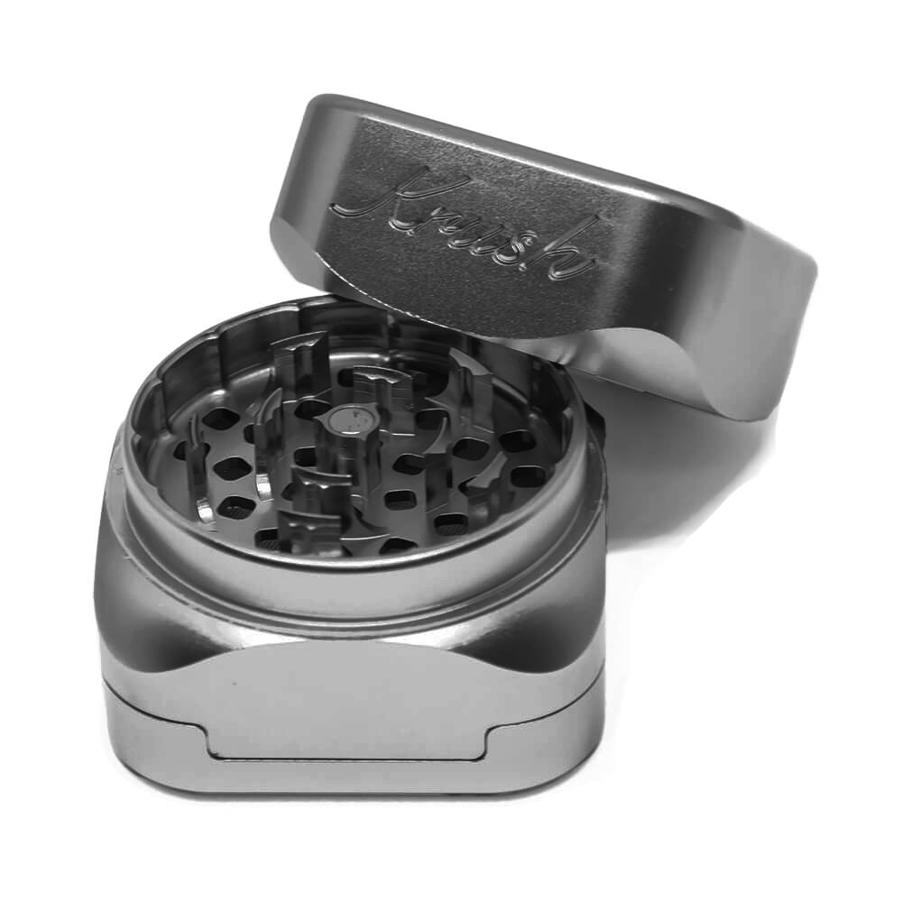 Krush Kube 2.0 Aluminium Grinder 2 delen - 55 mm