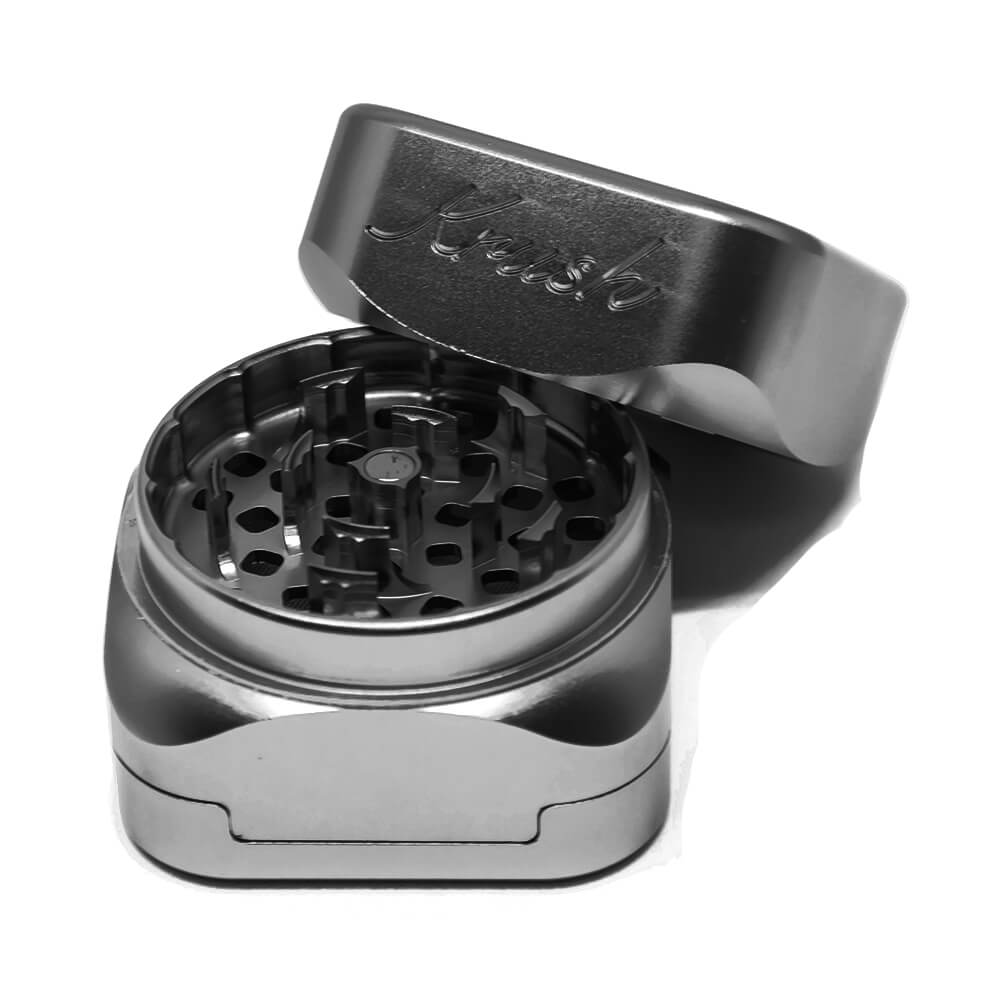 Krush Kube 3.0 Aluminium Grinder 3 Teile - 55 mm