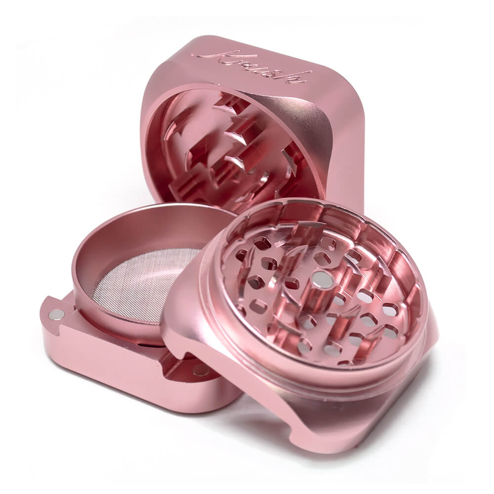 Krush Kube 3.0 Aluminium Grinder 3 Teile - 55 mm