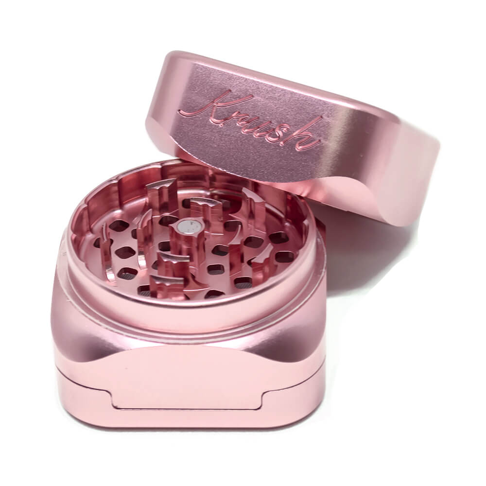 Krush Kube 3.0 Aluminium Grinder 3 Teile - 55 mm