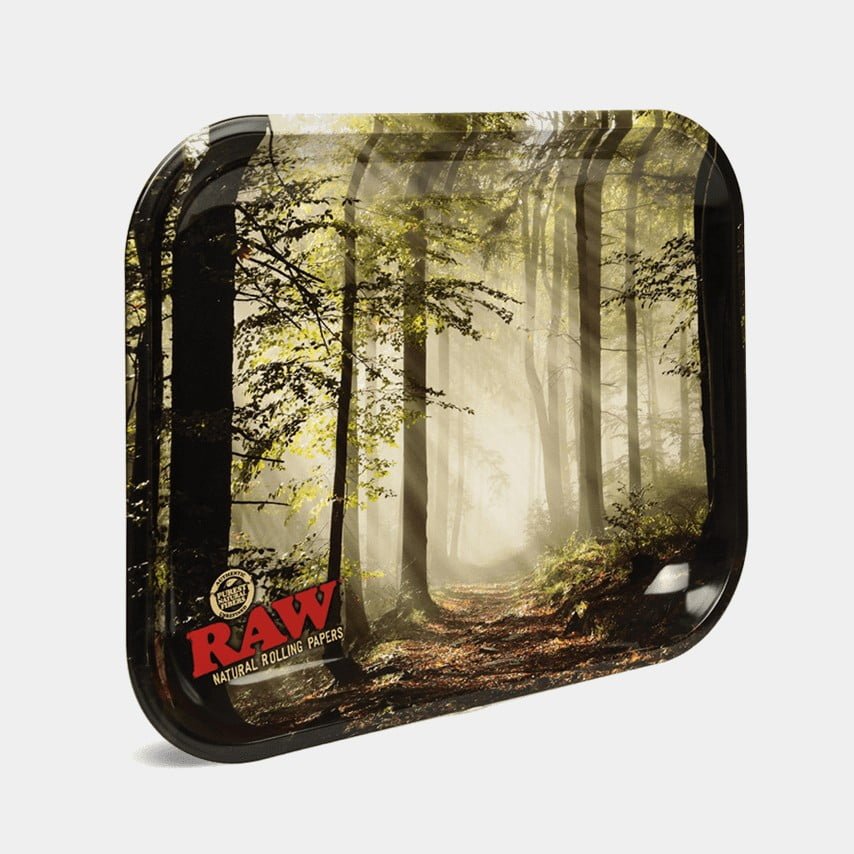 RAW - Vassoio per rollare in metallo Forest