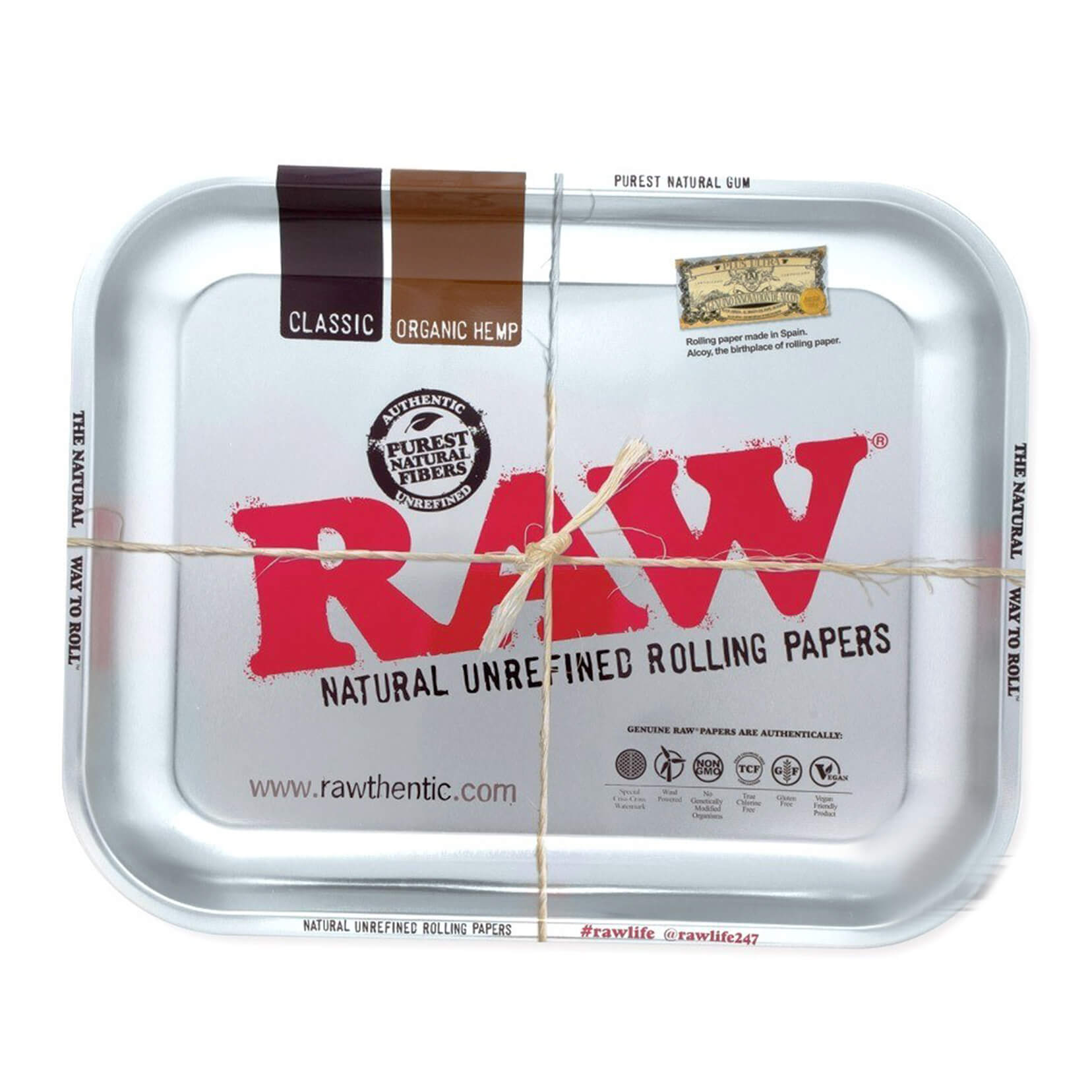 RAW - Zilverkleurige metalen rollade