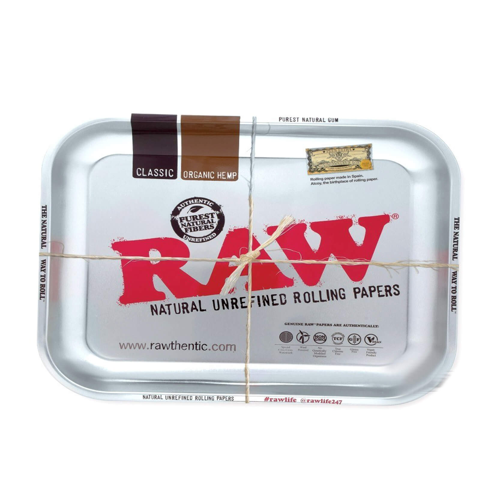 RAW - Zilverkleurige metalen rollade