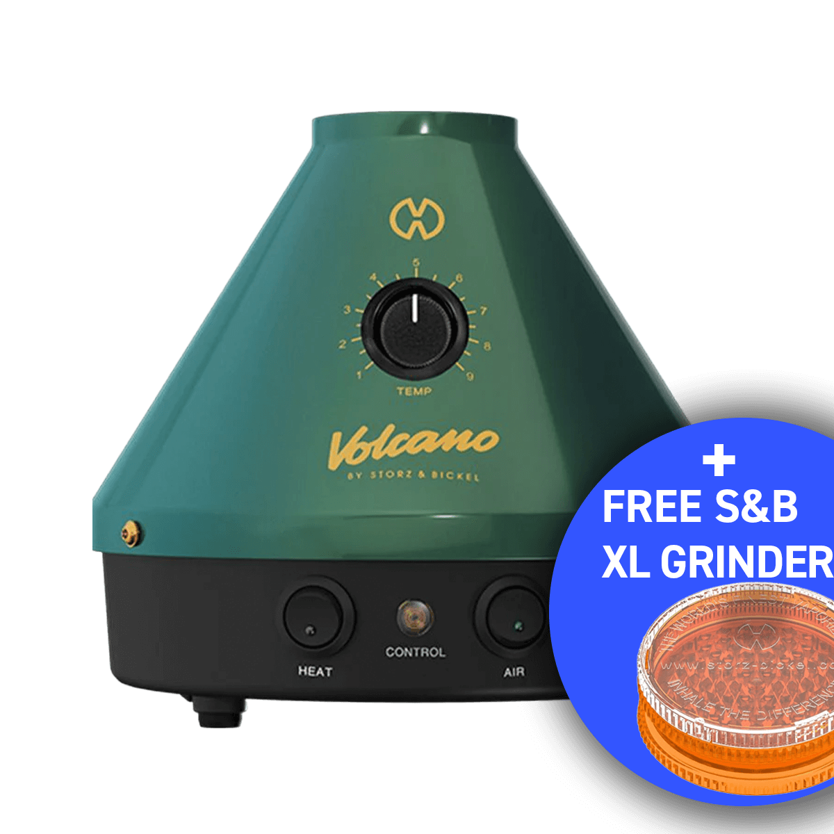 Storz & Bickel Volcano Classic Dry Herbs Vaporizer 25 Years Edition - Green