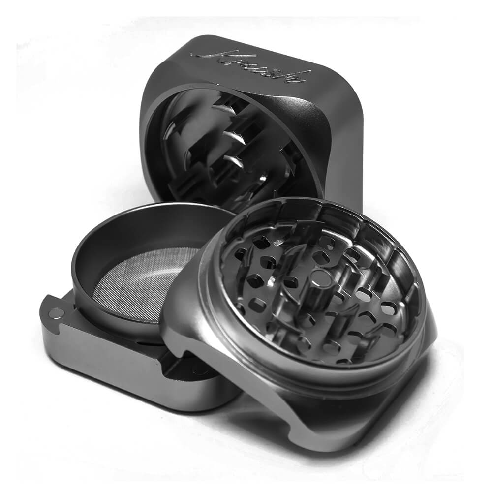 Krush Kube 3.0 Aluminium Grinder 3 Teile - 55 mm